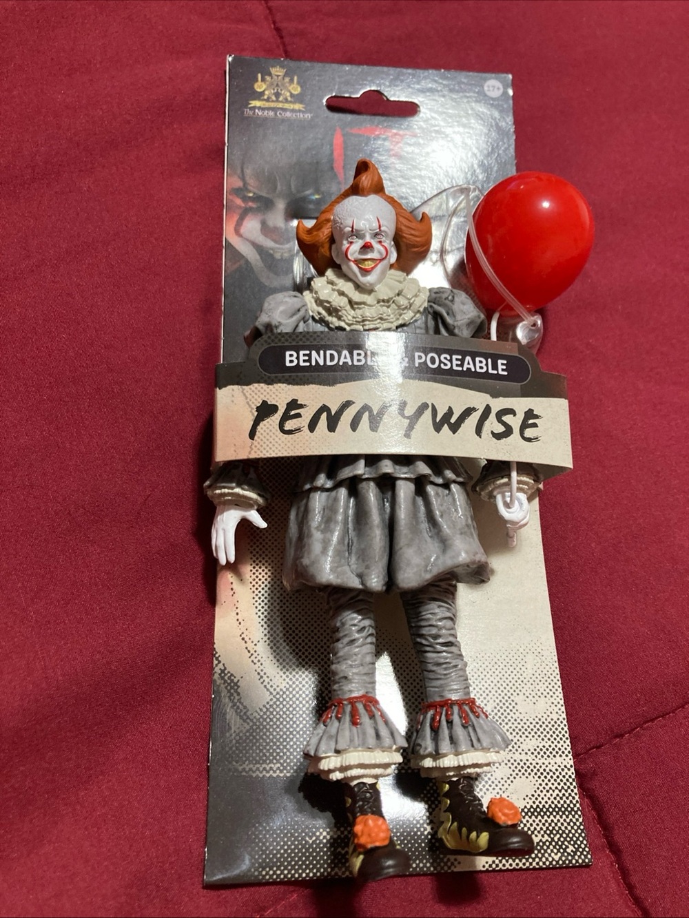 The Noble Collection Pennywise Bendable Poseable Action Figure IT BendyFigs
